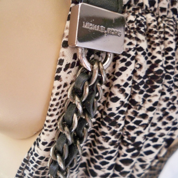 MICHAEL KORS Small Black Sequined Evening Shoulder - Picture 5 of 7